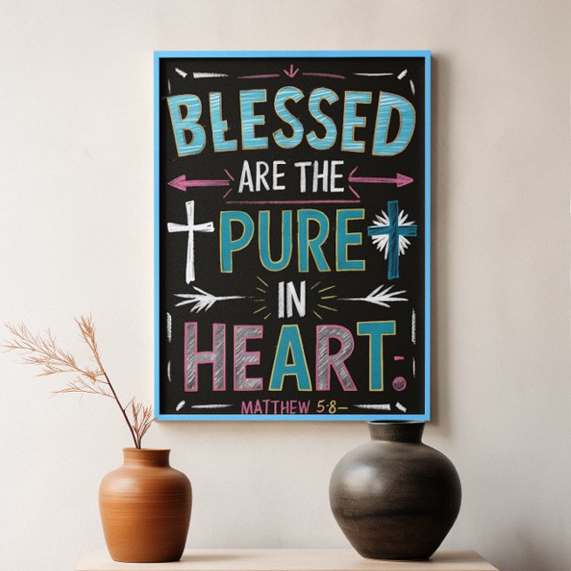 Enlightening Words Amidst a Cross Poster (Creator Uploaded)