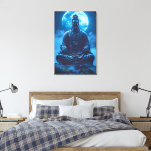 Enlightenment in Blue Canvas Print