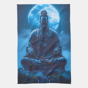 Enlightenment in Blue Kitchen Towel