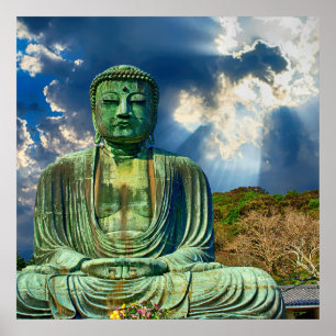 Enlightenment Meditating Buddha Poster Wall Art