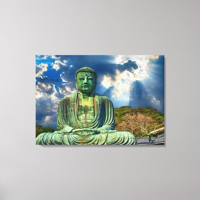 Enlightenment Meditating Buddha Statue Print (Front)