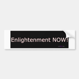 Enlightenment NOW! Bumper Sticker