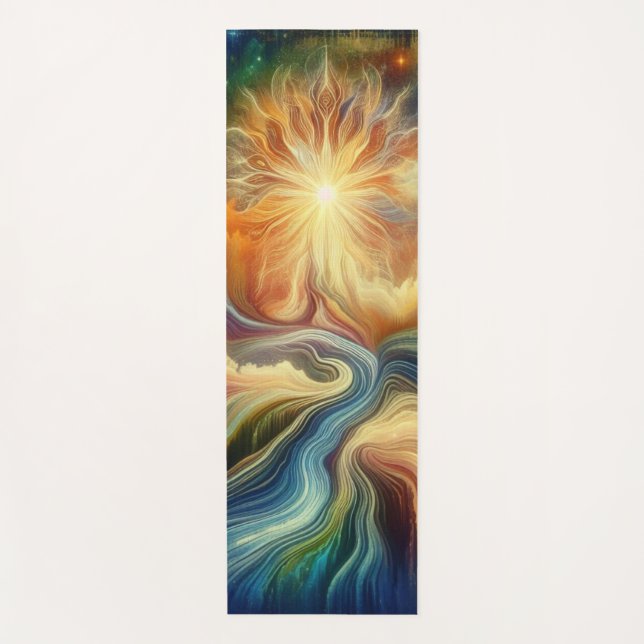 Enlightenment  yoga mat (Front)