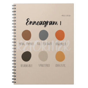 Enneagram 1 notebook
