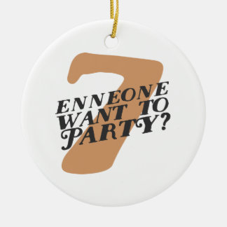 Enneagram 7 Funny Christmas Ornament