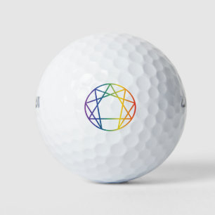 Enneagram Symbol Golf Balls