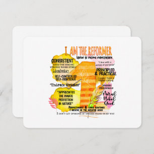 Enneagram Type 1 - I Am The Reformer Holiday Card