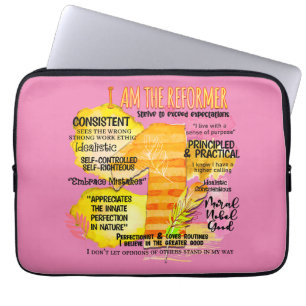 Enneagram Type 1 - I Am The Reformer Laptop Sleeve