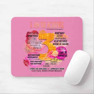 Enneagram Type 3 - I Am The Achiever Mouse Pad