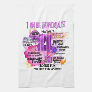 Enneagram Type 4 - I Am The Individualist Kitchen Towel