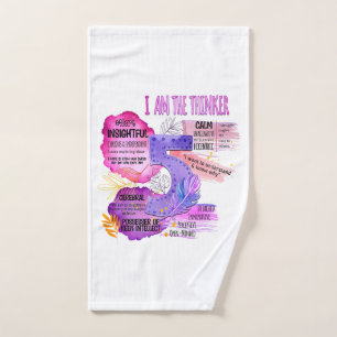 Enneagram Type 5 - I Am The Thinker Bath Towel Set