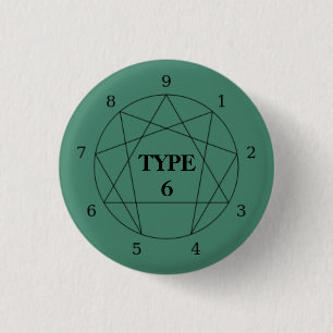 Enneagram Type 6 Button