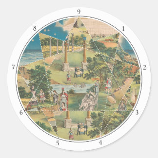Enneagram World Classic Round Sticker
