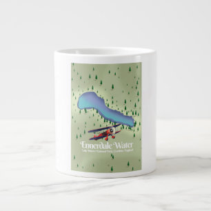 Ennerdale Water , lake district Travel poster Large Coffee Mug