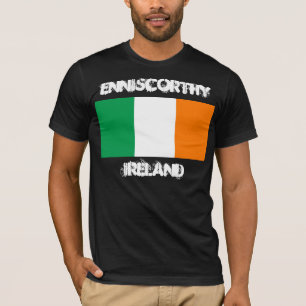 Enniscorthy, Ireland with Irish flag T-Shirt