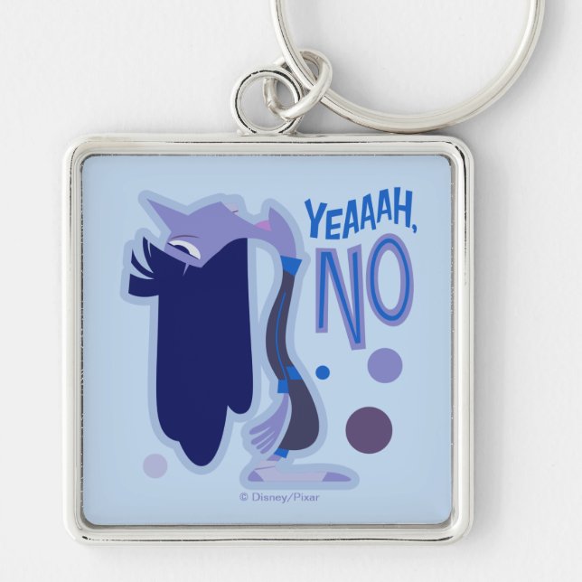 Ennui "Yeaaah, No" Keychain (Front)