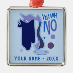 Ennui "Yeaaah, No" Metal Ornament