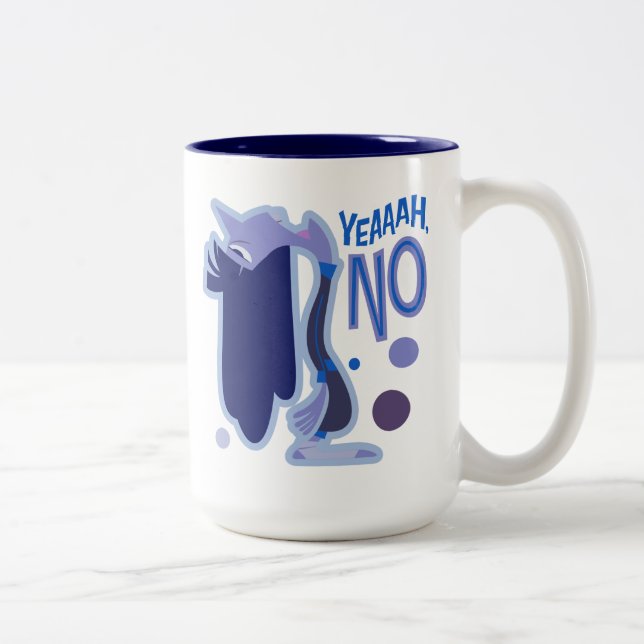 Ennui "Yeaaah, No" Two-Tone Coffee Mug (Right)