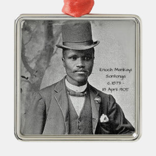 Enoch Mankayi Sontonga Metal Ornament