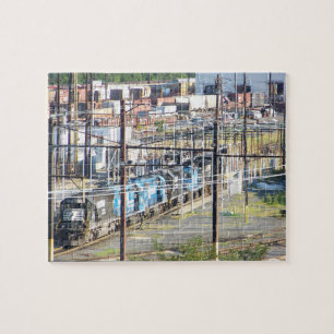 Enola Norfolk Southern Railroad Yard Harrisburg PA Jigsaw Puzzle
