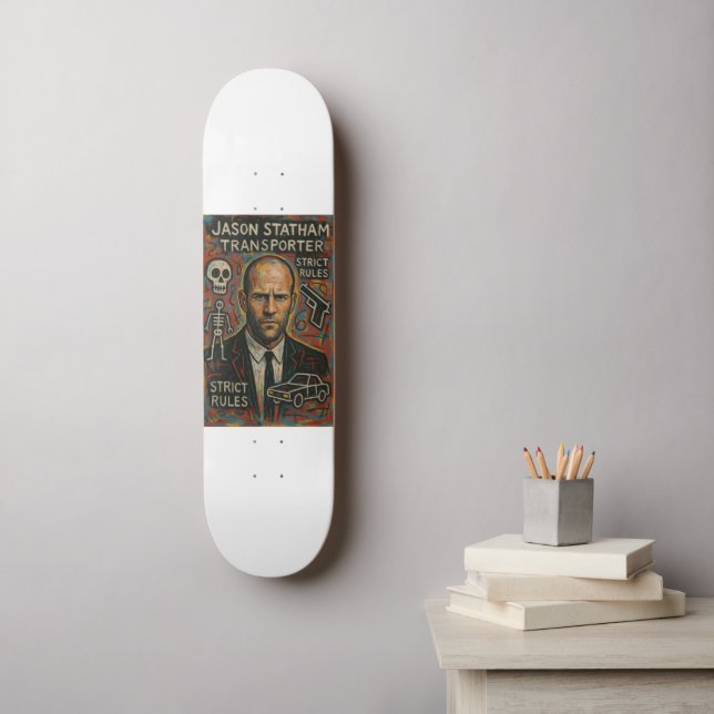 Enormous Giant Deckz Art STRICT RULES Skateboard (Wall Art)