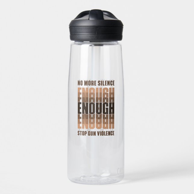 Enough | 25oz water bottle (Front)