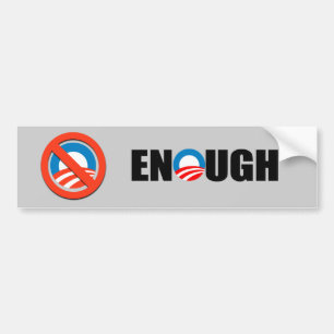 ENOUGH BUMPER STICKER