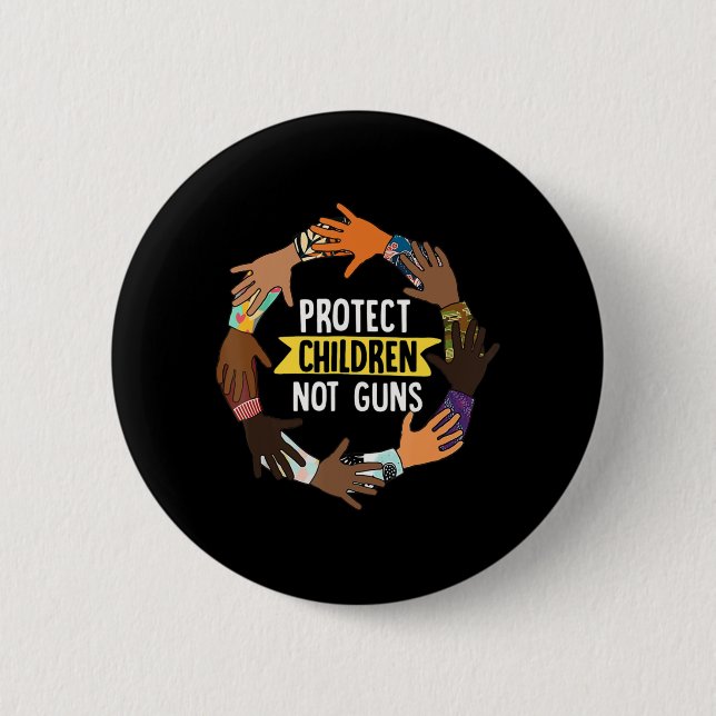 Enough End Gun Violence Awareness Day Wear Orange  2 Inch Round Button (Front)