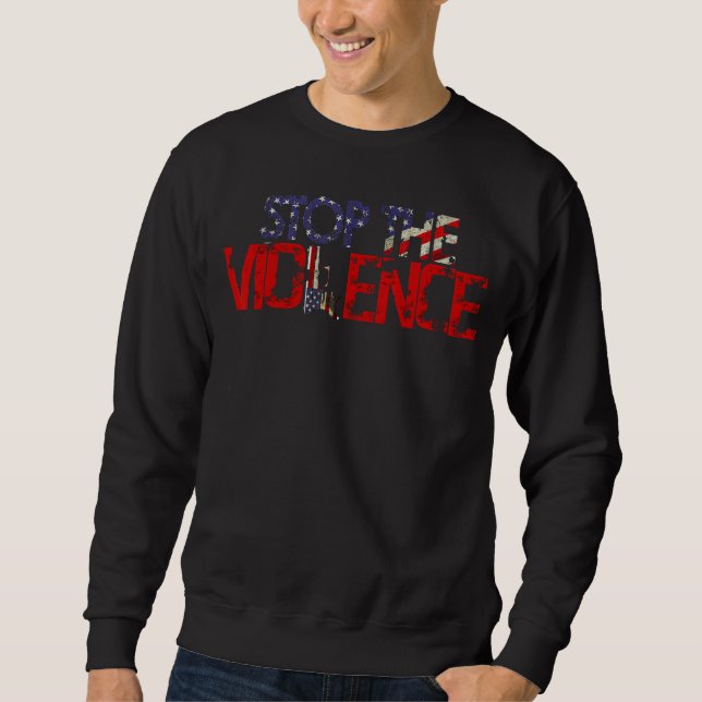 Enough End Gun Violence Enough Gun Control Orange  Sweatshirt (Front)