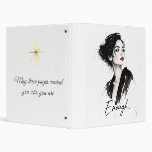 Enough Inspirational Personalized Binder