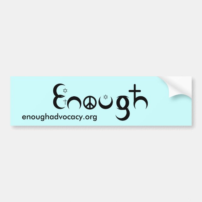 ENOUGH Unity Sticker (Front)