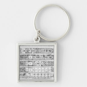 Enquiry in the Loss of the Titanic: Cross sections Keychain