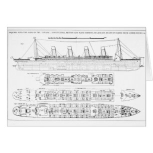 Enquiry into the Loss of the Titanic: Cross sectio