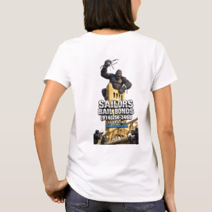 Enraged King Gorilla Cresting the Tower Bridge T-Shirt