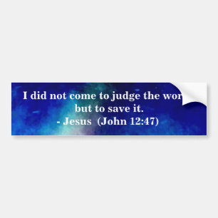 ENREGISTRÉ PAR JESUS BUMPER STICKER