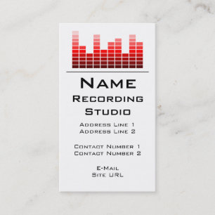 Enregistrement du Carte de visite Studio