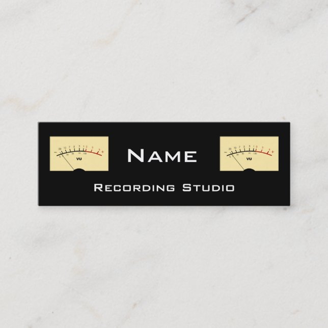 Enregistrement du Carte de visite Studio (Devant)