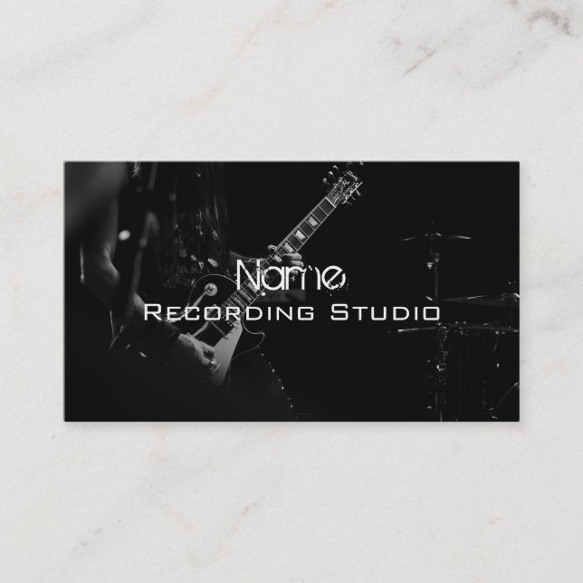Enregistrement du Carte de visite Studio (Devant)