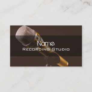 Enregistrement du Carte de visite Studio