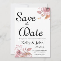 Enregistrer la carte Date Floral Corners
