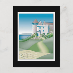 Enregistrer La Carte Date Médiévale Mariage Castle