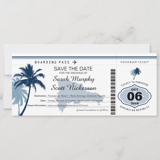 Enregistrer la carte d'embarquement à la Républiqu (Devant)