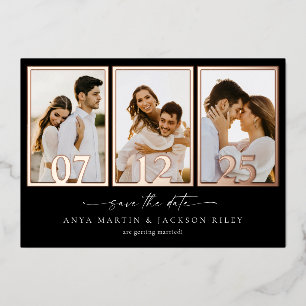 Enregistrer la carte Faire-part Date Photo Frame