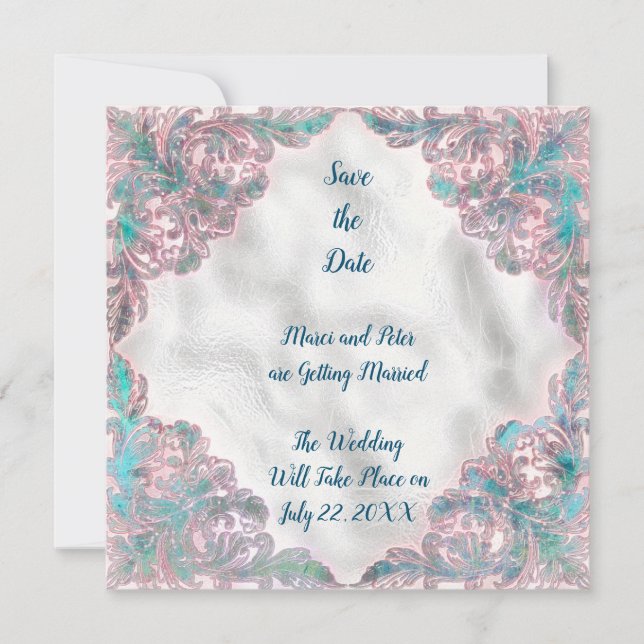 Enregistrer la carte Mariage date (Devant)