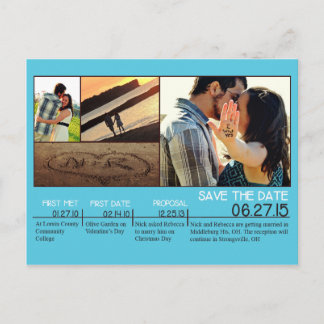 Enregistrer la carte postale Date