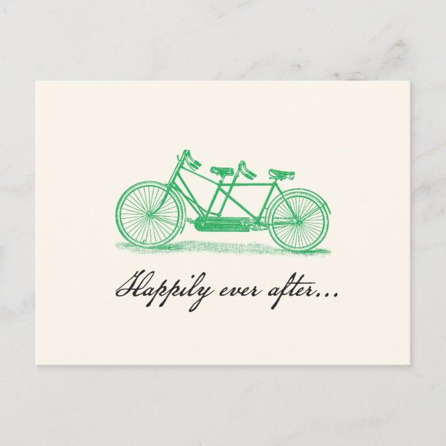 Enregistrer la carte postale du vélo Date-Tandem (Devant)