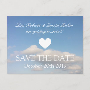 Enregistrer la carte postale mariage date   ciel n