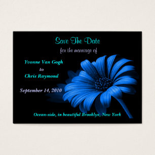 Enregistrer La Date Bébé Bleu Daisy I