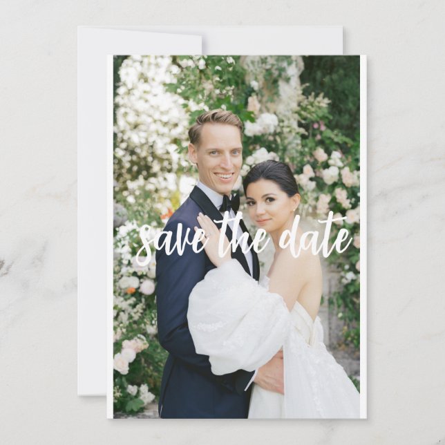 Enregistrer la date Cartes pas minimum pour la fêt (Devant)