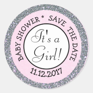 Enregistrer la date, c'est un Sticker Baby shower 